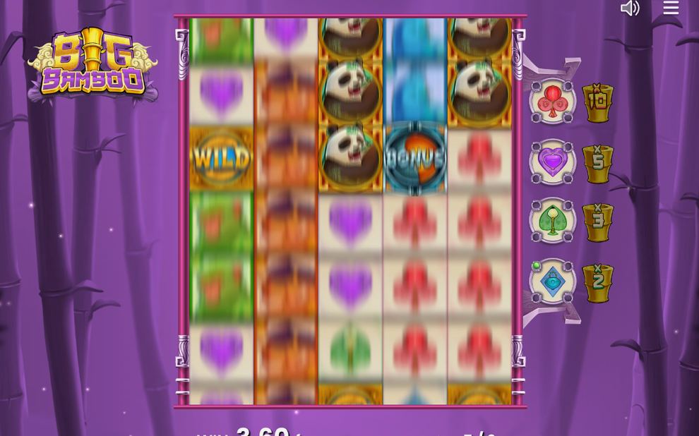 Free Games Feature med Low-Symbol-mätaren till höger
